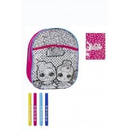 Set LOL Surprise, ghiozdan, paiete reversibile, 20 x 26 x 6 cm, 42-0057