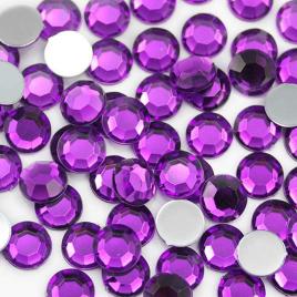Strasuri acrilice, decoratiune, 2mm, 2 g, Purple, Vivo