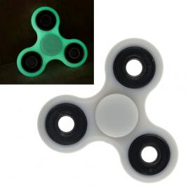 Fidget Spinner Jucarie Antistres, Alb Fluorescent, Vivo, MM0102-GA