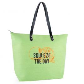 Geanta pentru plaja, verde, 48 x 37 cm, Squeeze The Day, BB1019, Vivo