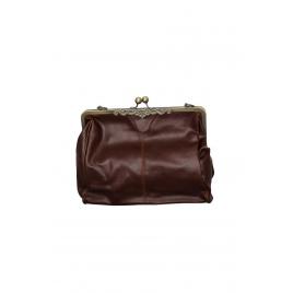 Geanta vintage, 29 x 22 cm, maro, Vivo
