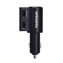 Incarcator auto TomTom dual USB +splitter, 7494