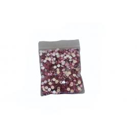 Pietre acrilice decorative, 5mm, 25 g, Plain Hot Pink, Vivo