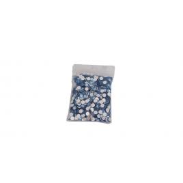 Pietre acrilice decorative, 6 mm, 35 g, Light Blue, Vivo