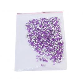 Pietre acrilice decorative, diamant, 4.5 mm, 60 g, Purple, Vivo