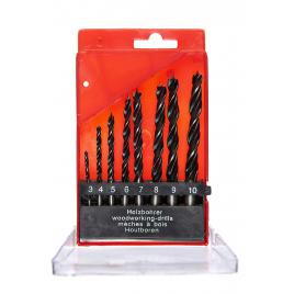 Set AmTech burghie pentru lemn, 8 piese, 3-10 mm, F1500