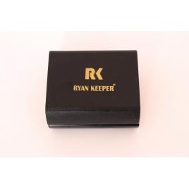 Set butoni camasa, cu cristale, hexagon, Negru, Ryan Keeper, S3