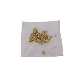 Tinte metalice, 5 x5 mm, 10 g, Gold