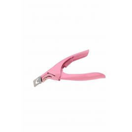 Cleste tip ghilotina pentru tipsuri, roz, 13 cm, Vivo