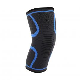 Orteza de genunchi, elastic, negru/albastru, FF014