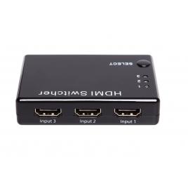Switch 3 porturi HDMI cu telecomanda 3x HDMI input, 1x HDMI output,compatibil cu HD-DVD, sky-HD, STV, PS3, Xbox360