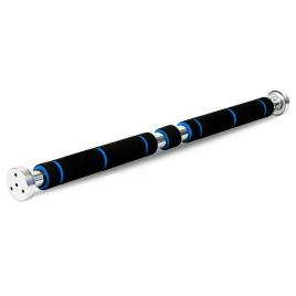 Bara de tractiuni telescopica cu fixare pe usa, 60-100 cm, negru/albastru, FF028