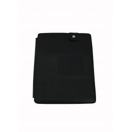 Husa tableta, negru, ajustare unghi, clapa cu patent, 24 x 19 cm, 12 inch