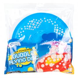 Set frisbee cu balonase de sapun, albastru, Grafix, R05-0520