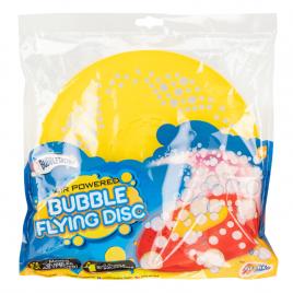 Set frisbee cu balonase de sapun, galben, Grafix, R05-0520