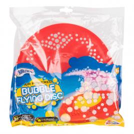 Set frisbee cu balonase de sapun, rosu, Grafix, R05-0520