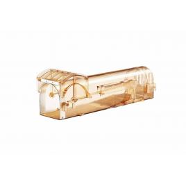 Capcana soareci tip tunel, 32 x 7 cm, maro transparent, 407804