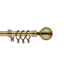 Galerie extensibila din otel, pentru perdea, 70-120 cm, grosime 28 mm, Antic Barss, Vivo