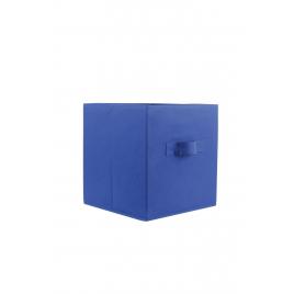 Cutie textil pliabila pentru depozitare, albastru , 27 x 27 x 28 cm, 8133