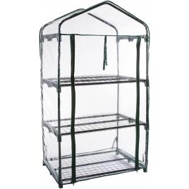 Mini sera pentru flori si legume, 3 nivele, 125 x 69 x 49 cm, 1074