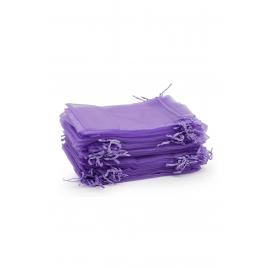 Set saculeti organza, 8x11 cm, 25 bucati, Violet, OBAGMEDIUM