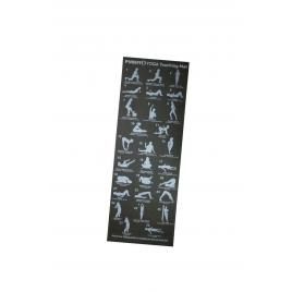 Saltea din spuma pentru yoga, negru, 173 x 61 cm, Feel Fit, 4305