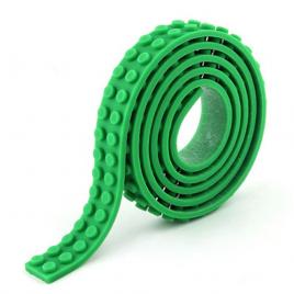 Banda adeziva de constructie pentru lego,verde,VIVO