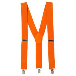 Bretele Suspenders portocaliu,VIVO