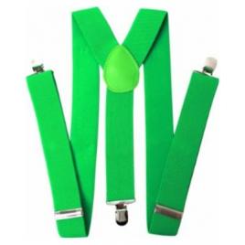 Bretele Suspenders verde,VIVO