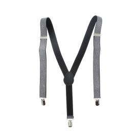 Bretele Suspenders negru argintiu,VIVO