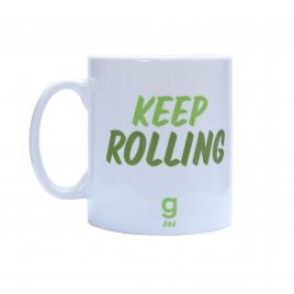 Cana cafea cu mesaj Keep Rolling,ceramica 0,33l VIVO