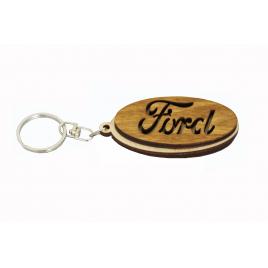 Breloc din lemn, cu logo-ul FORD