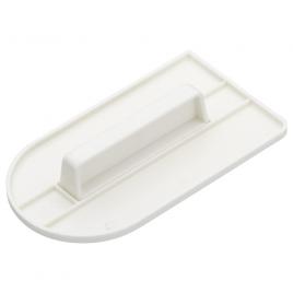 Paleta din plastic,semirotunda pentru nivelare fondant, 14.8cm X 8.3cm,Vivo