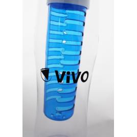 Sticla cu filtru pentru infuzii, albastru, 750 ml, Vivo