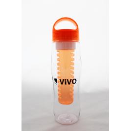 Sticla cu filtru pentru infuzii, portocaliu, 750 ml, Vivo