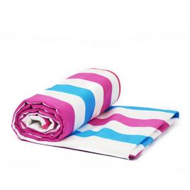 Prosop microfibra pentru sezlong, 200 x 90 cm, roz-albastru, Extra Large, Microfibre Towel