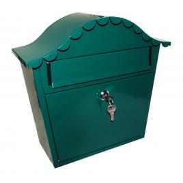 Cutie postala exterior retro 33x35x13cm, Verde, Kingfisher