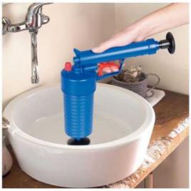 Pompa cu aer comprimat pentru desfundat chiuvete si toalete Drain Blaster Air Plunger