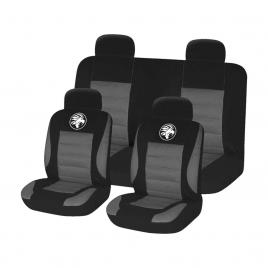 Set huse pentru scaune auto, 8 bucati, negru, Montoya MT68030