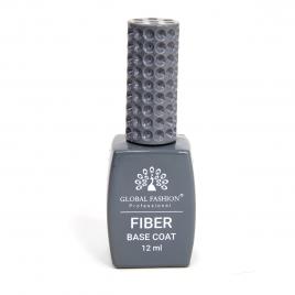 Base Coat, Global Fashion, Fiber, cu fibre, 12 ml, Transparent