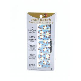 Sticker pentru unghii, Global Fashion, manichiura finisata, Flower, Multicolor