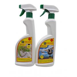 Pachet antidaunatori exterior, Spray 750 ml antipasari + Spray 750 ml antireptile