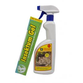 Pachet promotional: insecticid gel Insektum 35 gr + Spray antirozatoare 750 ml