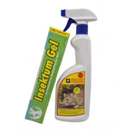 Pachet promotional: insecticid gel Insektum 35 gr + Spray antirozatoare 750 ml