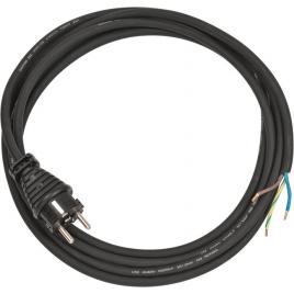 Cablu electric 3m h05rr-f 3g1,5 negru cu stecher turnată de/be b1160330 brennenstuhl