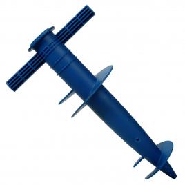 Suport de umbrela din plastic dur Albastru 35 cm