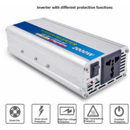 Invertor auto 2000W Belttt 12V 230V AC 220V BEL2000XT sinus modificat