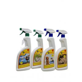 Pachet antidaunatori exterior, Spray antipasari + Spray antireptile+ Spray antirozatoare + Spray educare animale domestice