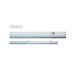 Dreptar aluminiu pentru sapa BMI-689180RL-EL lungime 18m sectiune dreptunghiulara 83x18mm cu grosimea de 12mm partea inferioara 4mm
