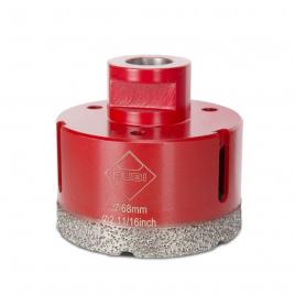 DRYGRES DRILL BIT 68mm - Carota diamantata cu diametru 68mm pentru carotare uscata in piatra dura gresie portelanata placi ceramice gresie / faianta cod 04917